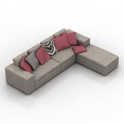 Sofa Busnelli 3d model