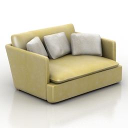Sofa Cattelan Italia 3d model