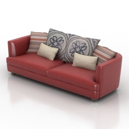 Sofa Fendi 3d gsm model
