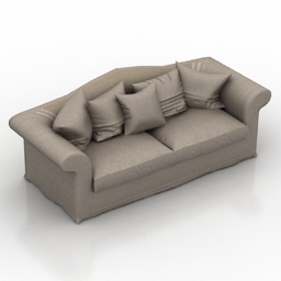Sofa Flamant Home Interiors Malone 3d model