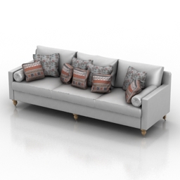 Sofa George Smith Regency 3d model