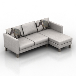 Sofa Ikea carlstad 3d model download