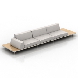 Sofa MUS by Francesc Rifé for KOO International 3d model