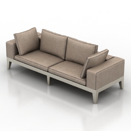 Sofa Manhattan 3ds gsm model