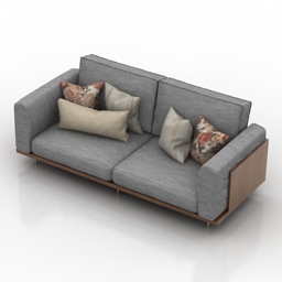 Sofa Norte 3d model
