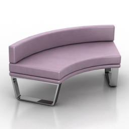 Sofa two 3d model