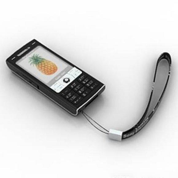 Sony Ericsson W810 mobile phone 3D model