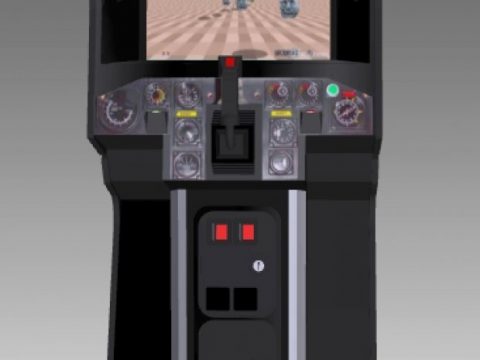 Space Harrier Upright Arcade Machine 3D model