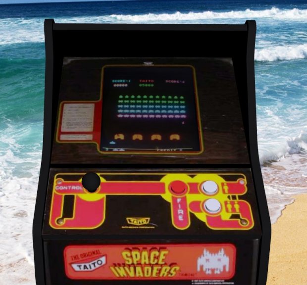 Space Invaders - Upright Arcade Machine 