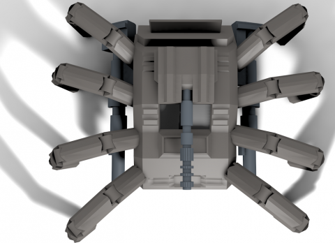 Spider Tank 3D model
