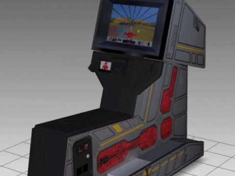 Stun Runner sitdown Arcade Machine 3D model