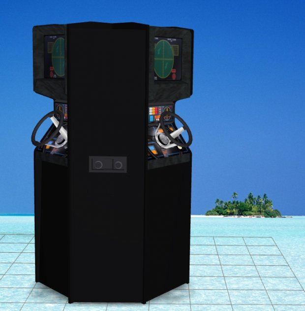 Subs - Upright Arcade Machine 3D model