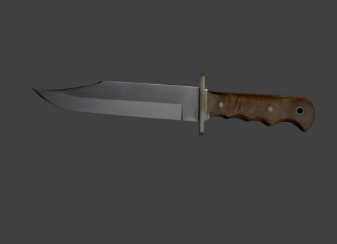 Survival Knife 3D model