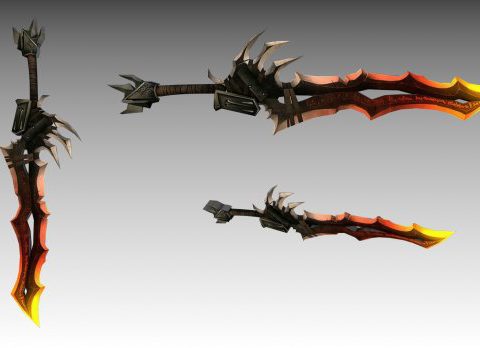 Sword Medieval 3D model