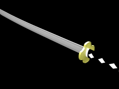 Sword katana 3D model