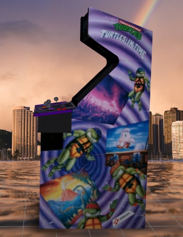 TMNT2 Turtles in time Upright Arcade Machine 