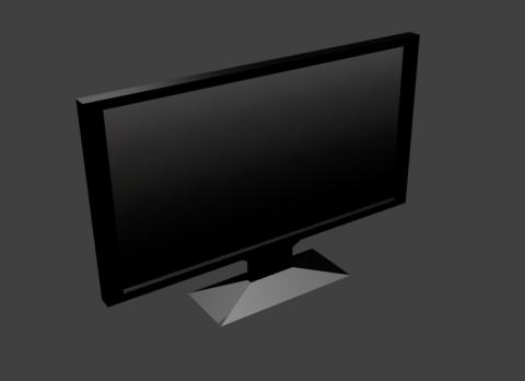 TV LCD 3D model
