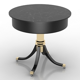 Table black 3d model