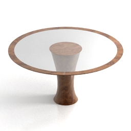 Round table 3d model