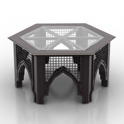 Table Moroccan 3d model