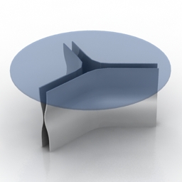 Table Trigonos Acerbis 3d model