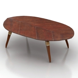 Table Zulut Pacific Green 3d model