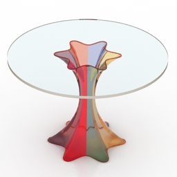 Table plastic 3d model free