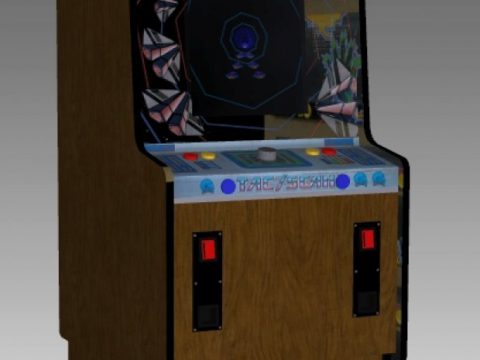 Tac Scan Upright Arcade Machine 3D model