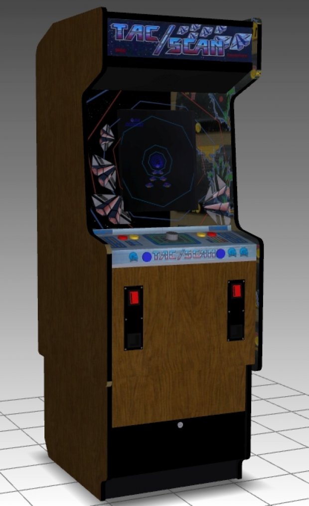 Tac Scan Upright Arcade Machine 3D model