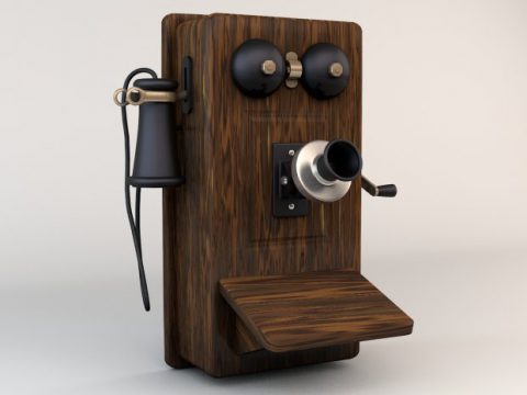 Telephone 3D model