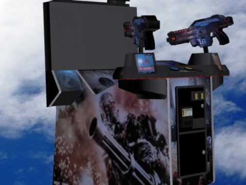 Terminator Salvation Upright Arcade Machine 3D model
