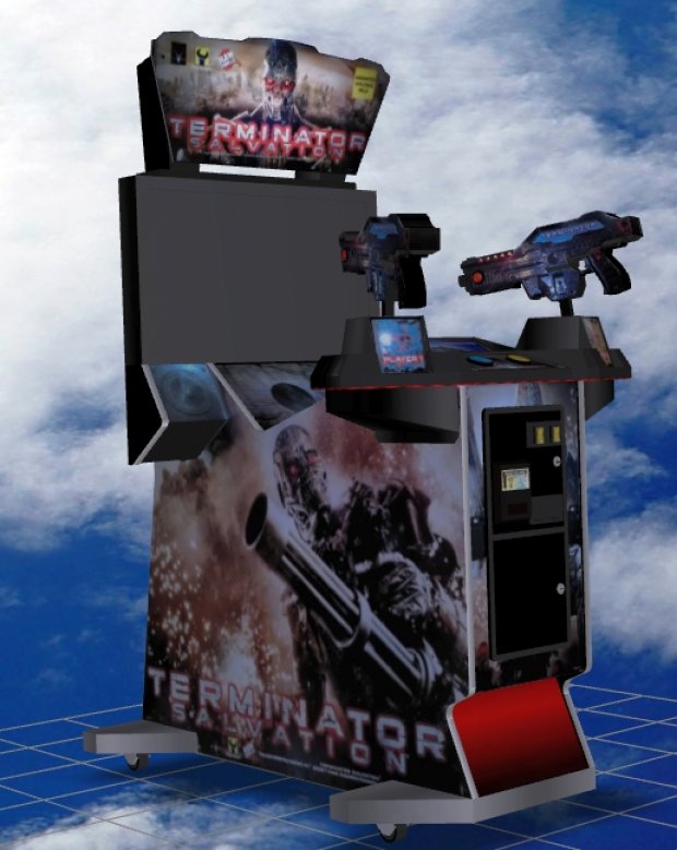 Terminator Salvation Upright Arcade Machine 3D model