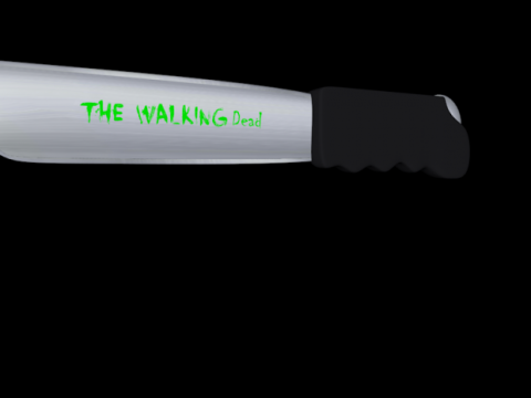 The Walking Dead Custom Knife 3D model