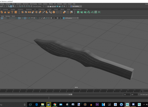 Throwing knife 3D model