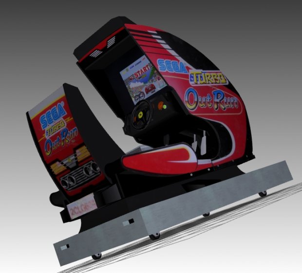 Turbo Outrun Sitdown Arcade Machine 