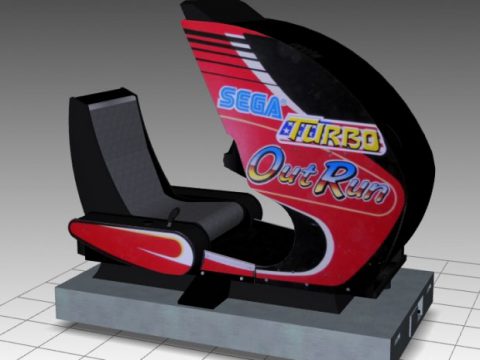 Turbo Outrun Sitdown Arcade Machine 3D model