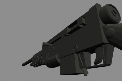 Wastelande Rifle 9000+ poly 3D model