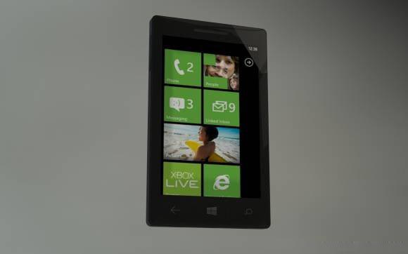Windows Phone 8 3D model