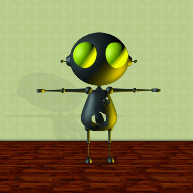 Worker Robot 3D model