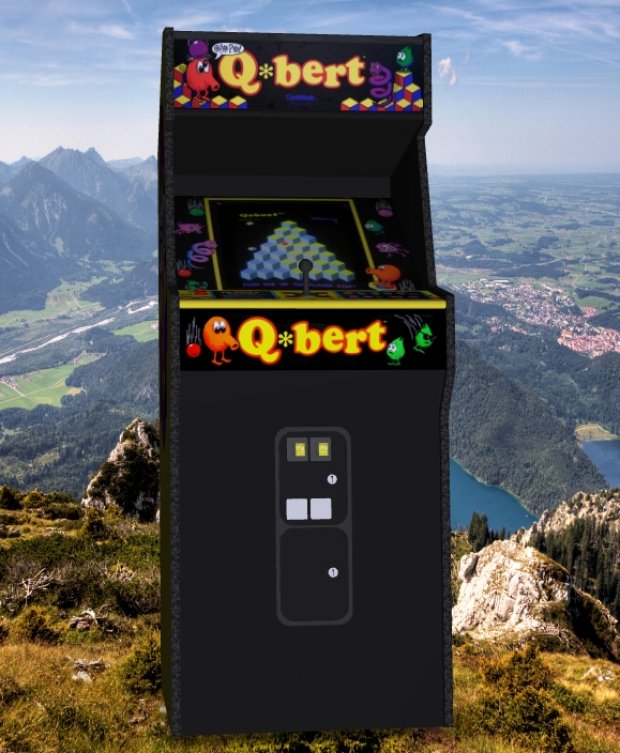 Q*bert - Upright Arcade Machine 3D model