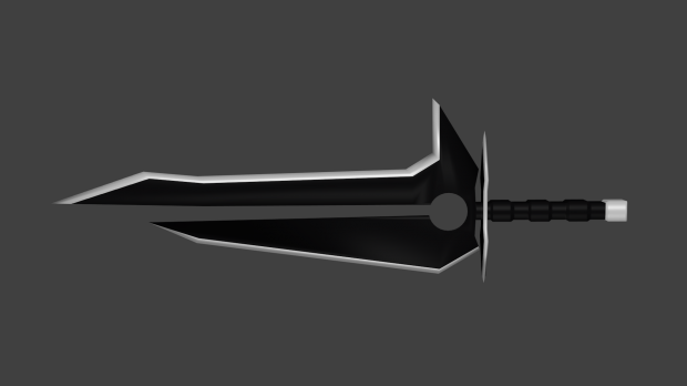 Black sword 3D model