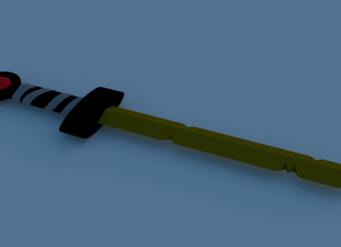 Finn's golden sword 3D model