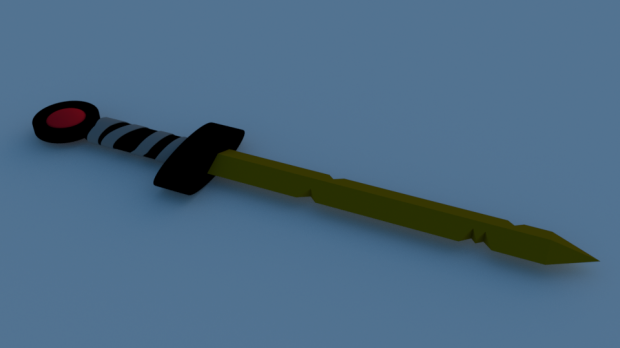 Finn's golden sword 3D model