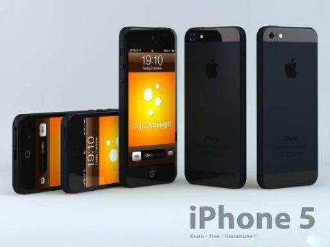 iPhone 5 3D model
