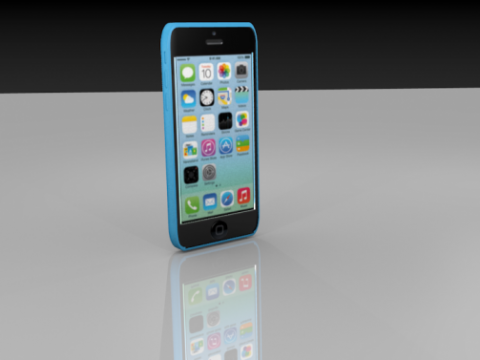 iPhone 5c 3D model