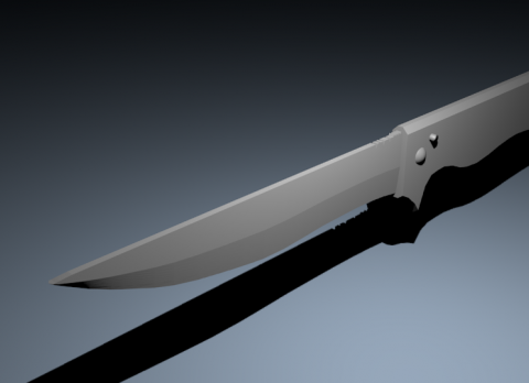 Kombat knife 3D model