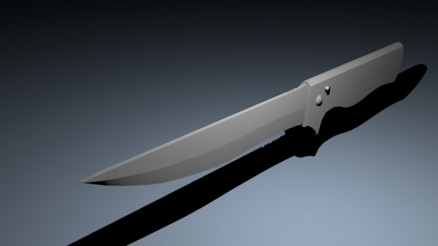 Kombat knife 3D model