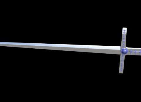 Legendary sword 3D model