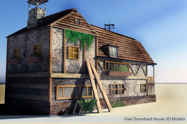 old house 3D model