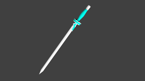 Rapier sword 3D model